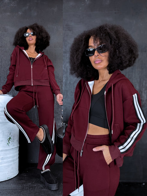 LUX komplekts "SHY GIRL " - BORDO